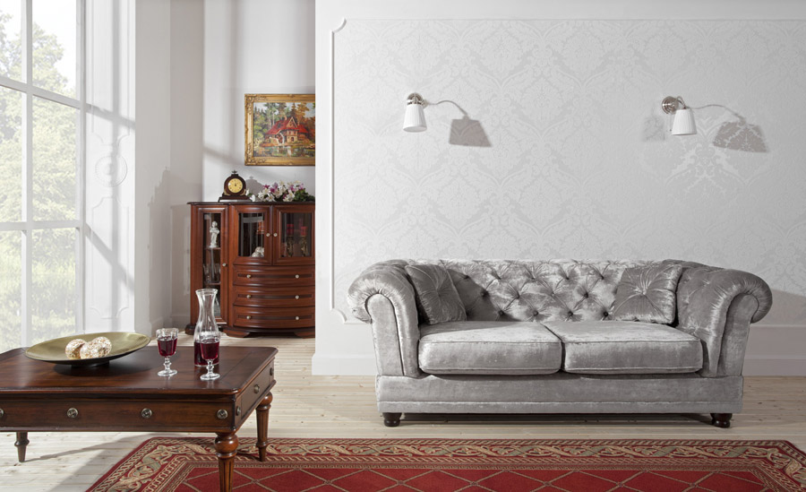 sofa pikowana