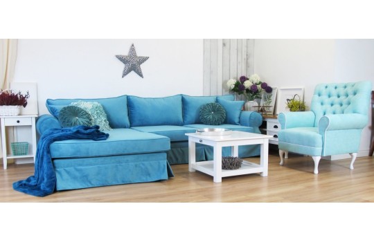 Duży klasyczny narożnik do salonu Wenecja