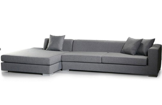 Szary nowoczesny narożnik Adele 