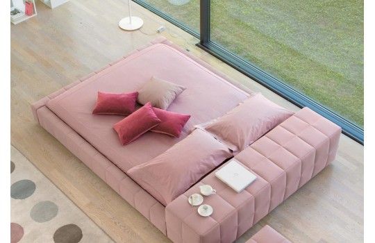 Łóżko tapicerowane do nowoczesnej sypialni Eliza