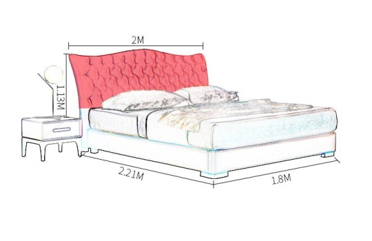 Wymiary łózka Lines
