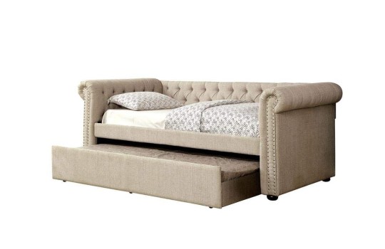 Łóżko podwójne chesterfield Haga