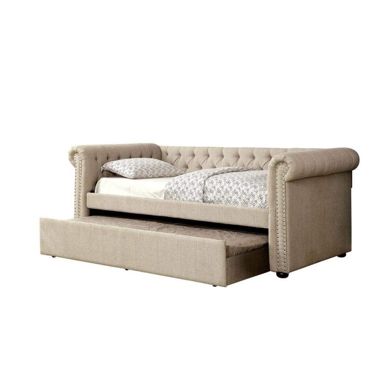 Łóżko podwójne chesterfield Haga