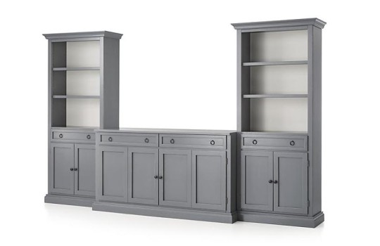 Szra meblościanka RTV Ramona