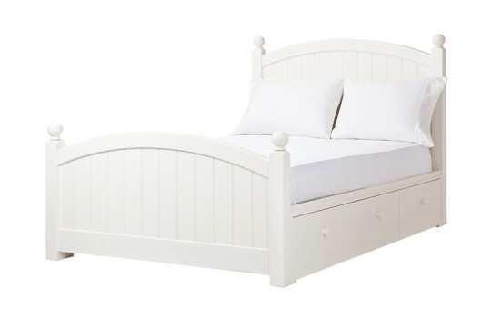 Białe łóżko Kimi 