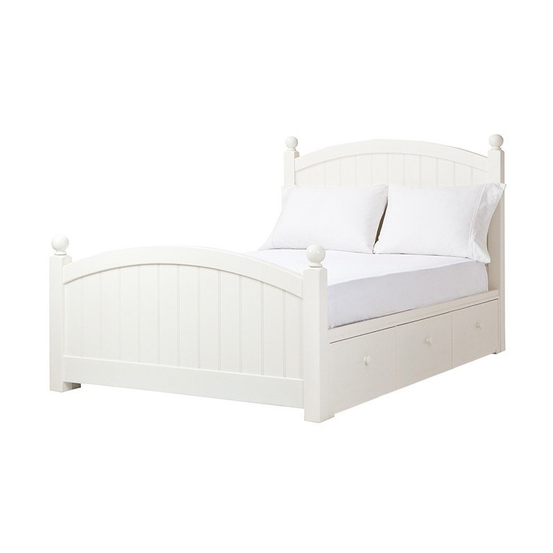 Białe łóżko Kimi 