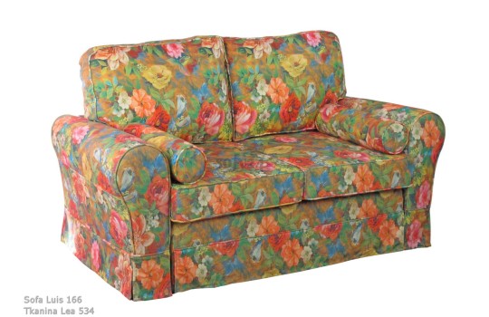 Kwiecista sofa ze ściąganym pokrowcem Luis