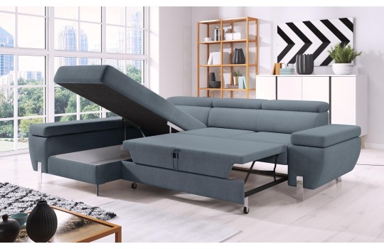 Nowoczesny salon z naroznkiem Tulip Mini 