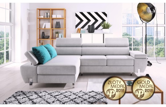 Narożnik do nowoczesnego salonu, Tulip Mini 