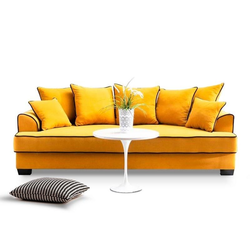 Żółta sofa Holt 1