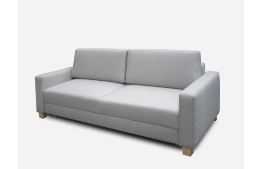 Szara kanapa rozsuwana do przodu Alerto