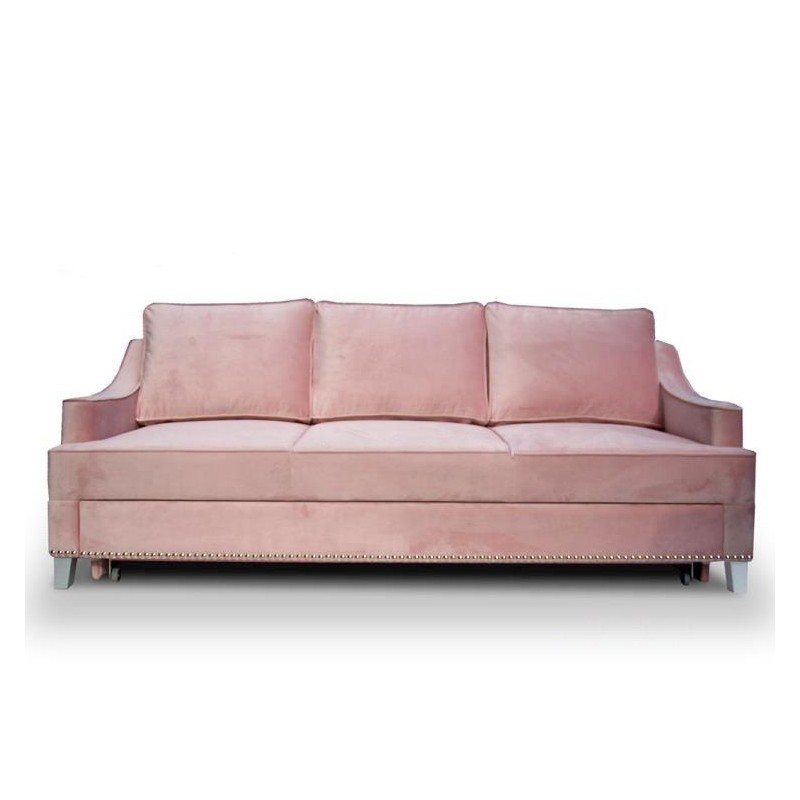 Klasyczna sofa różowa sofa Trenor