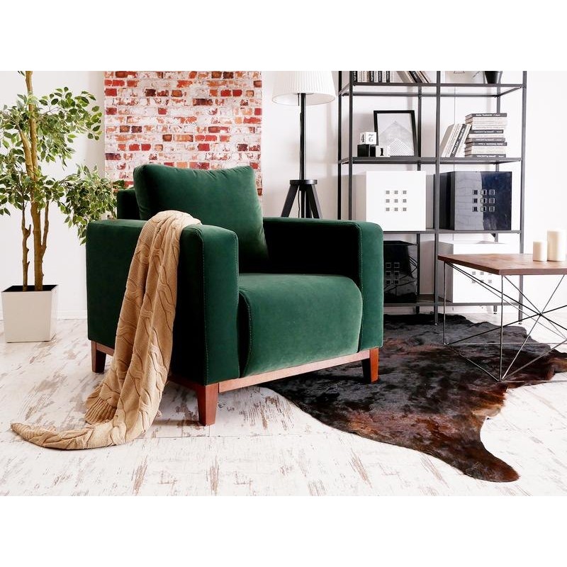 Zielony fotel Stockholm 