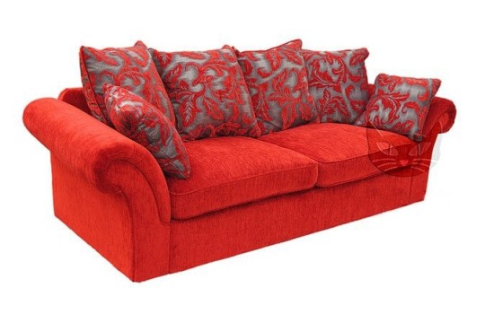 Czerwona sofa wypoczynkowa Lagos 3
