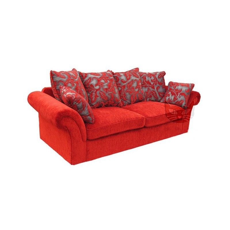Czerwona sofa wypoczynkowa Lagos 3
