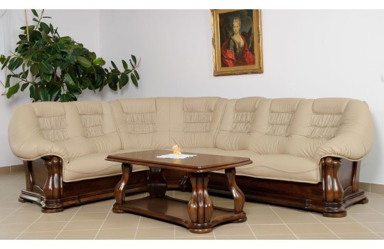 Narożnik ze skóry Mona