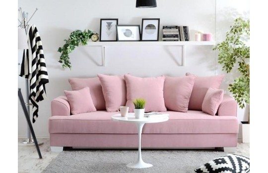 Różowa sofa Holt 1