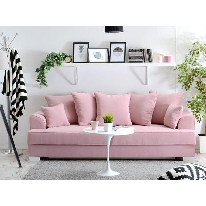 Różowa sofa Holt 1