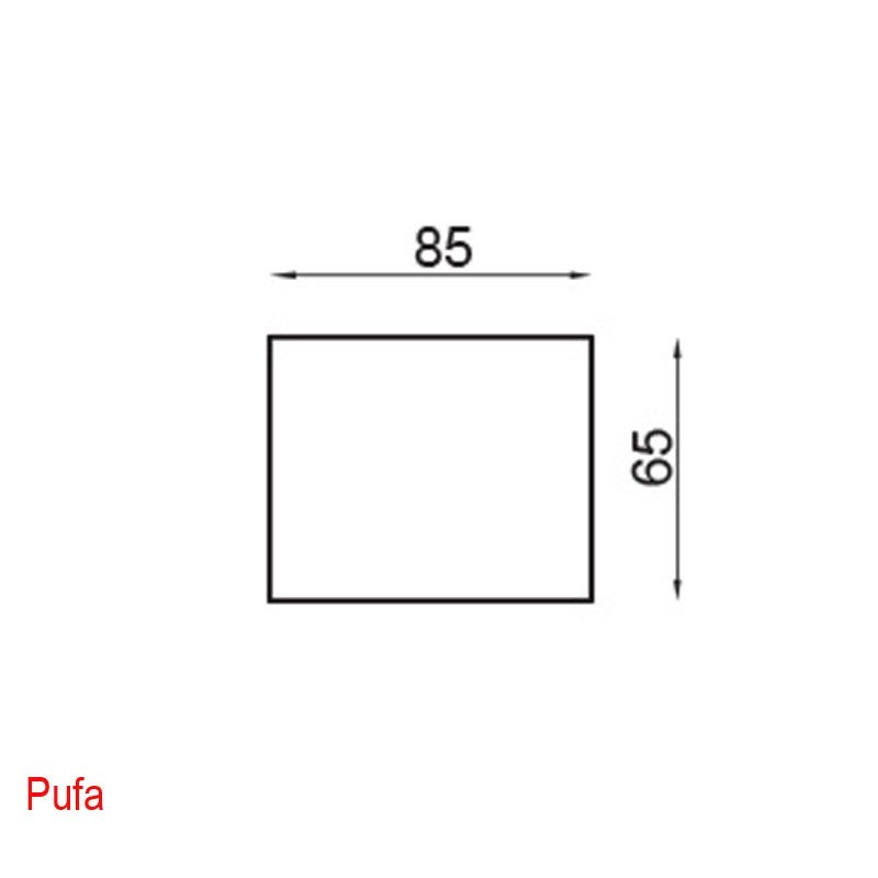 Pufa Leros  - wymiary