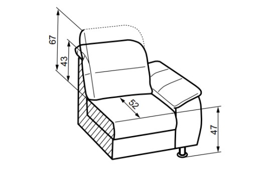 Kefalonia - przekrój 