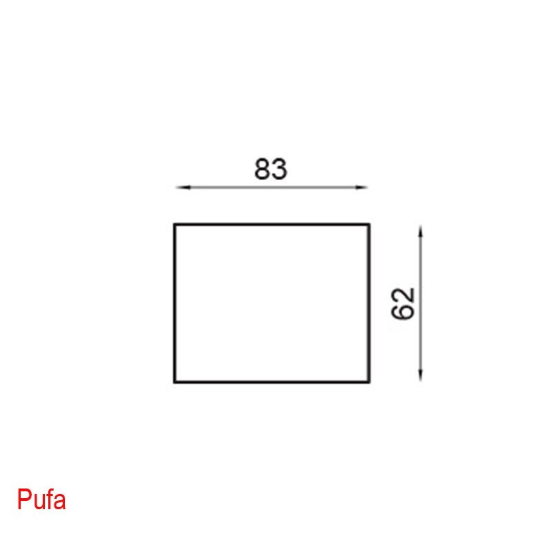 Pufa Kefalonia - wymiary 