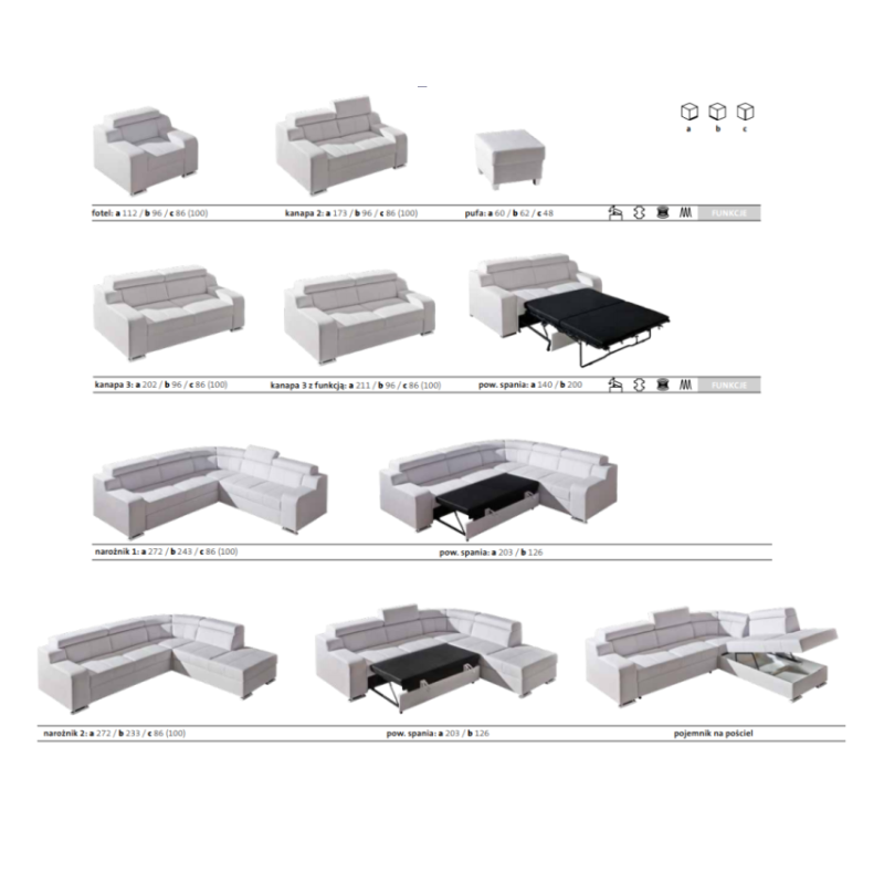 Pozostałe meble z kolekcji Siros