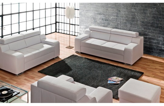 2 sofy + fotel + pufa Siros