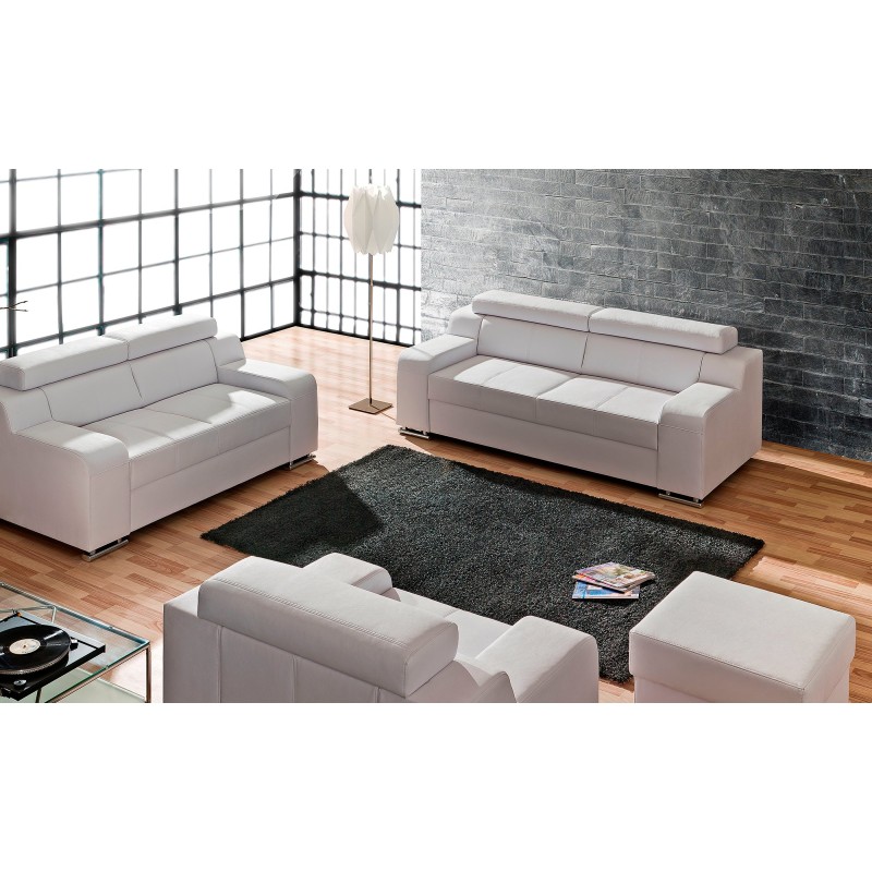 2 sofy + fotel + pufa Siros