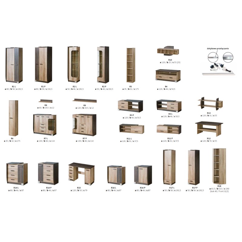 wszystkie elementy Romeo 