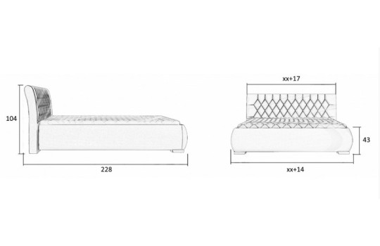 Wymiary łóżka Mambo