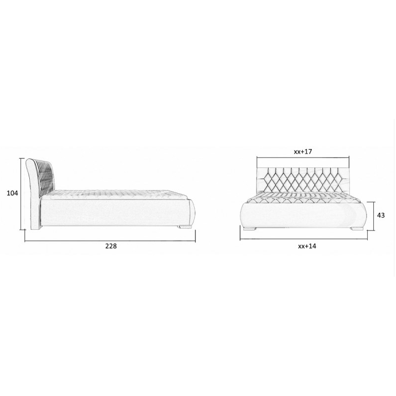 Wymiary łóżka Mambo