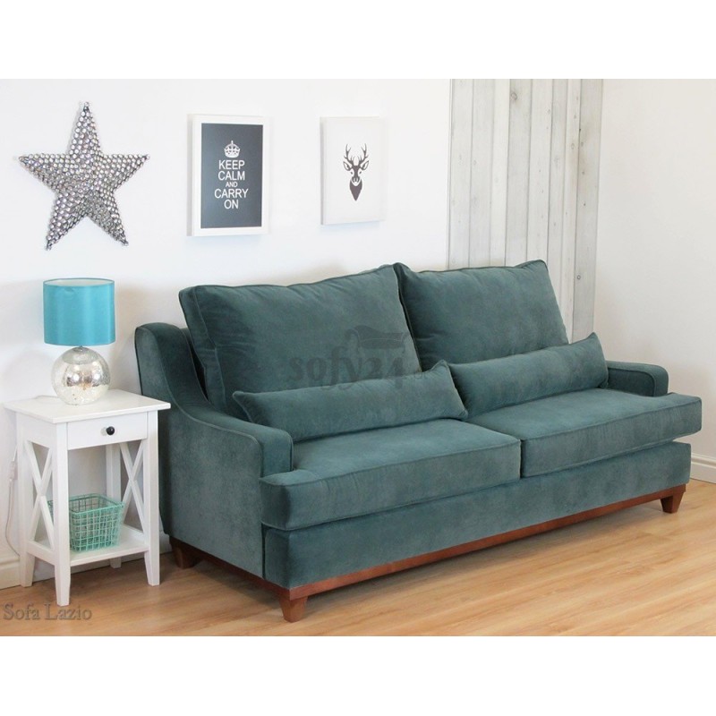 Sofa w kolorze zieleni buetelkowej - Lazio