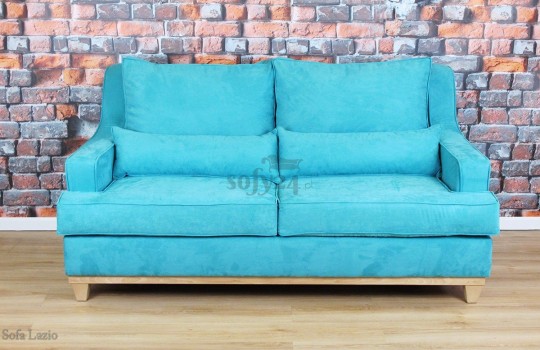 Błękitna sofa Lazio