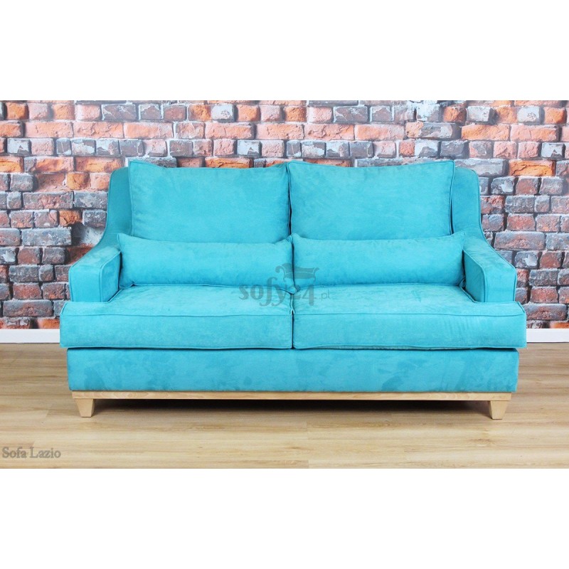 Błękitna sofa Lazio