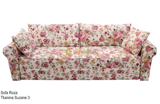Sofa kwiatowa Roza