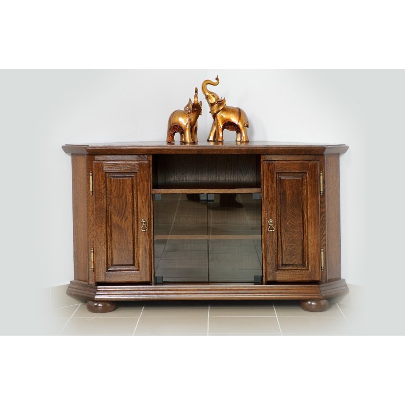 Narożna szafka dębowa RTV Ariadna