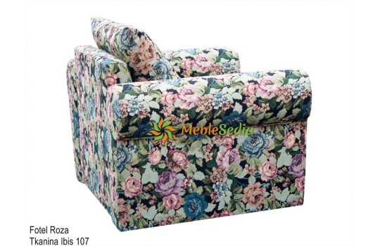 Fotel Roza tkanina Ibis 107