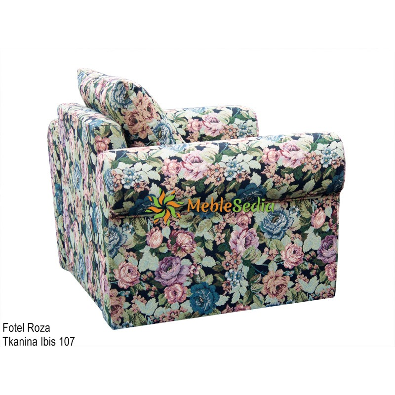 Fotel Roza tkanina Ibis 107