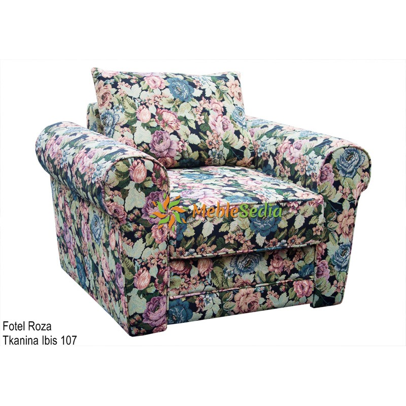 Fotel Roza tkanina Ibis 107