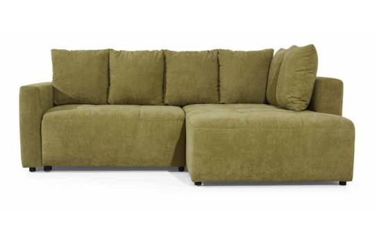 Zielony nowoczesny narożnik Tiago 242 x 162 cm