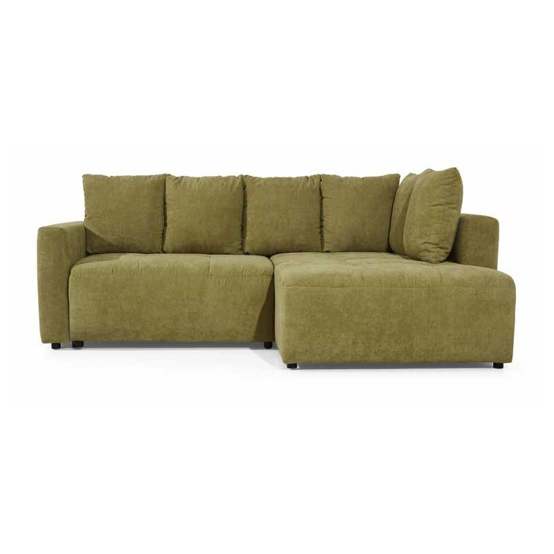 Zielony nowoczesny narożnik Tiago 242 x 162 cm