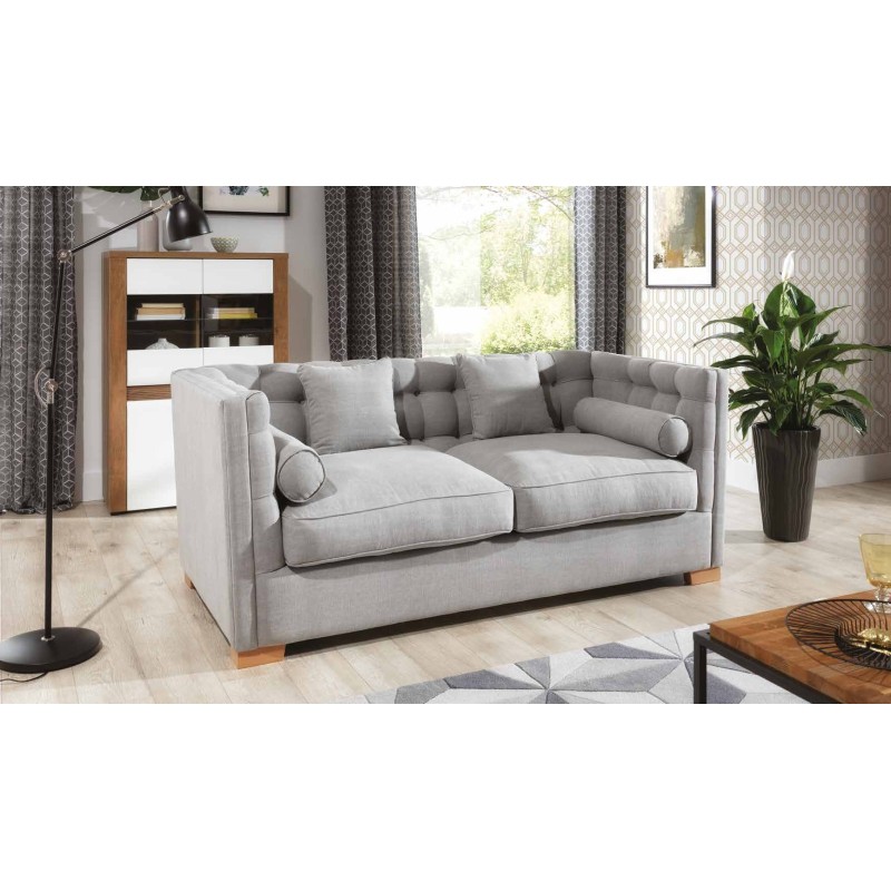 Klasyczna pikowana kanapa Omar 202 cm f. spania