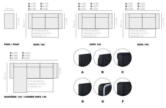Dostępne moduły Stilo