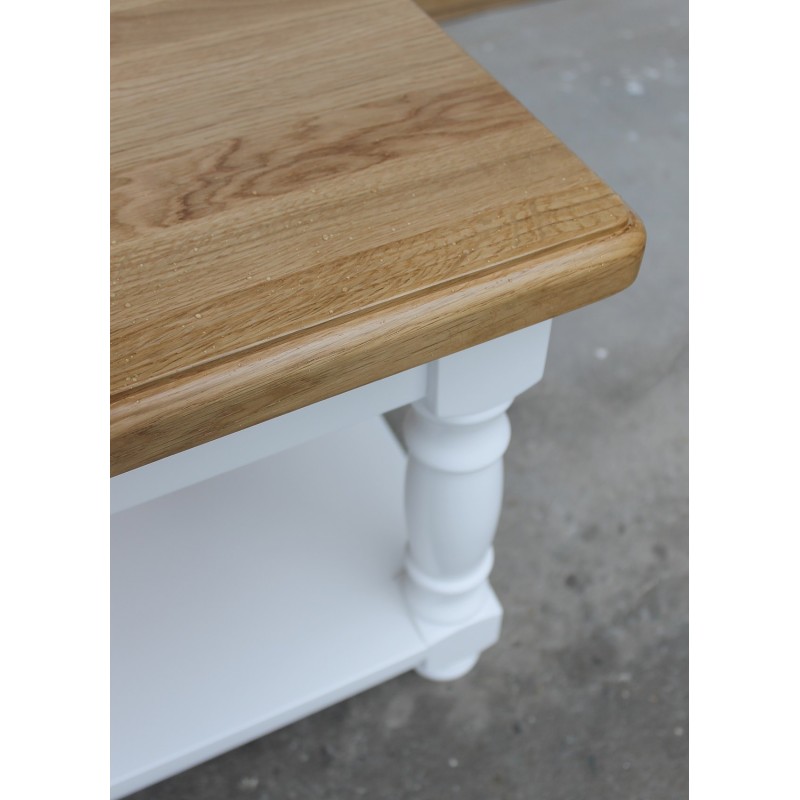 Lakierowany blat dębowy