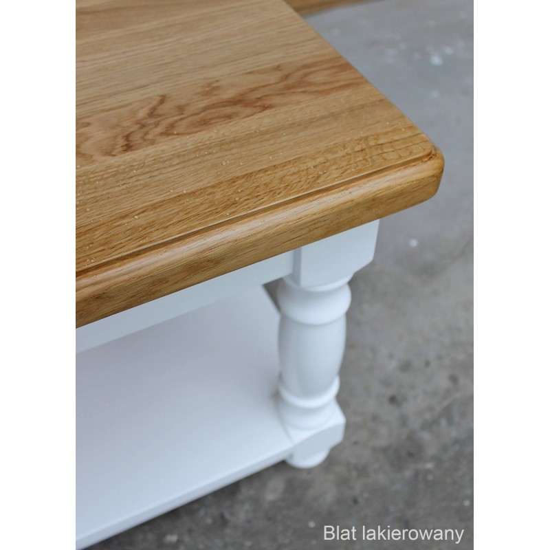 Blat dębowy lakierowany