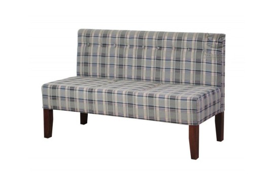 Wąska ławka bez środkowej nogi 