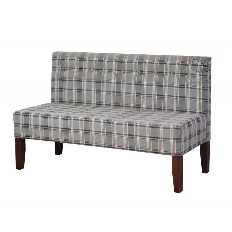 Wąska ławka bez środkowej nogi 