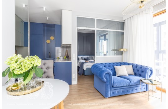 Sofa Chesterfield Retro w tkaninie Serenata 36