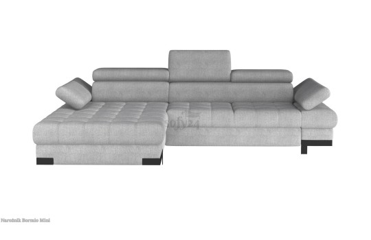 Narożnik Bormio Mini z regulowanymi zagłówkami 