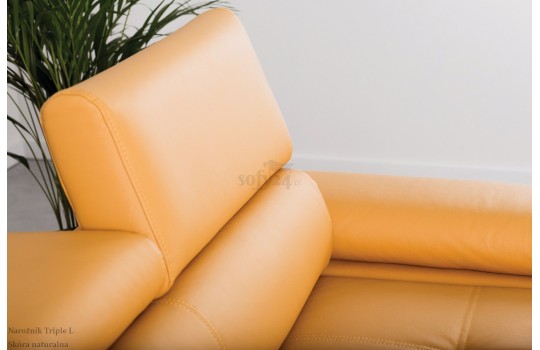 Regulowany zagłówek w narożniku Triple L2